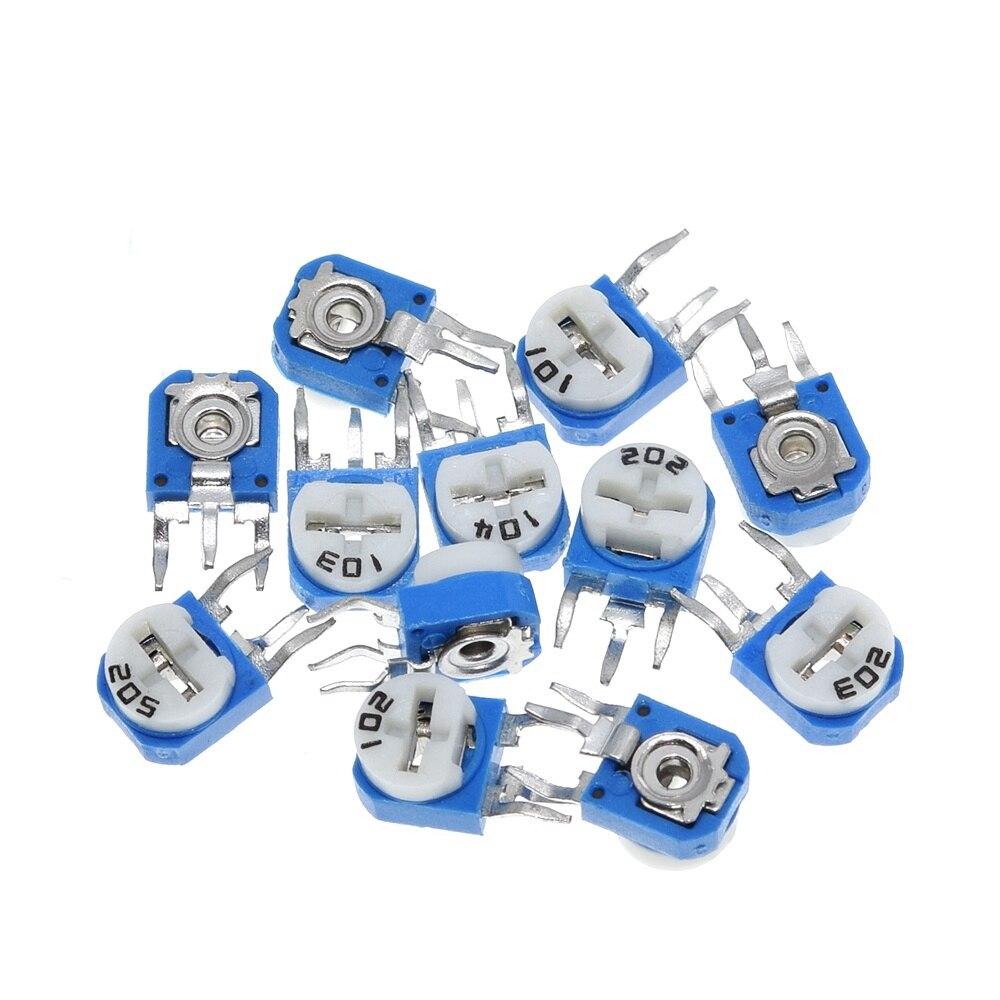 1pc Rm063 Rm-063 100 200 500 1k 2k 5k 10k 20k 50k 100k 200k 500k 1m Ohm Trimpot Trimmer Potentiometer Variable Resistor
