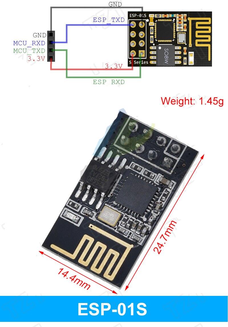 Upgraded version ESP-01 ESP8266 serial WIFI wireless module wireless transceiver