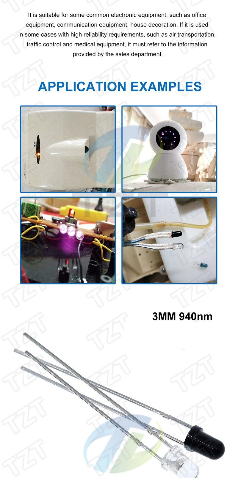 1pair 3mm 5mm 940nm LEDs Infrared Emitter and IR Receiver Diode Diodes 301A for arduino