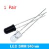 1 Pair 5mm 940nm