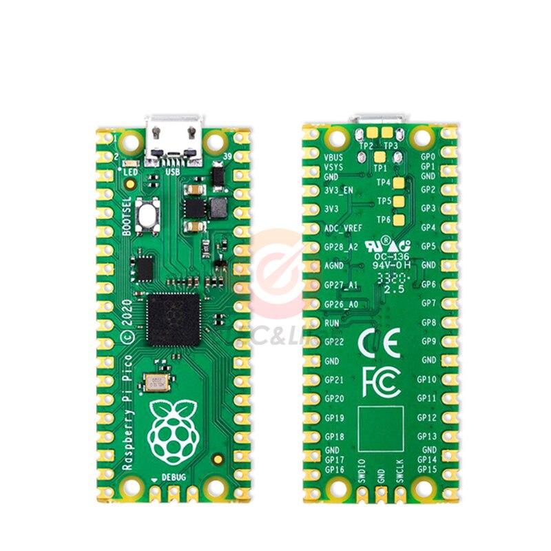 Raspberry Pi Pico Development Board A Low-Cost High-Performance Microcontroller Board RP2040 Cortex-M0+ Dual-Core ARM Processor