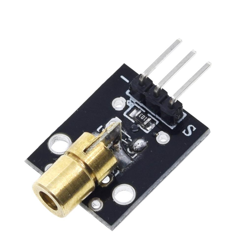 KY-008 3pin 650nm Red Laser Transmitter Dot Diode Copper Head Module for arduino DIY Kit