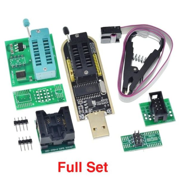 CH341A 24 25 Series EEPROM Flash BIOS USB Programmer Module + SOIC8 SOP8 Test Clip For EEPROM 93CXX / 25CXX / 24CXX DIY KIT