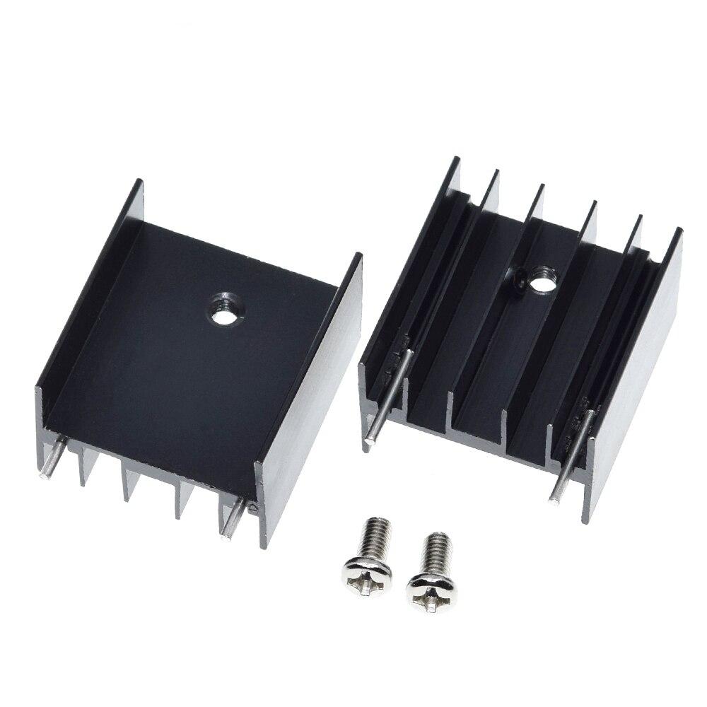 1pcs Heatsink 25x24x16mm Radiator Cooler Radiator Aluminum 25*24*16mm Heat Sink Metal Slotting For Cooling Chip 25mmx24mmx16mm