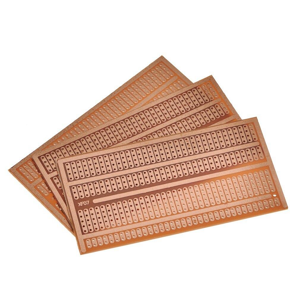 1PC DIY Prototype Paper PCB Universal Experiment Matrix Circuit Board Two Holes Three Connected Hole Four Holes 5x9.5CM