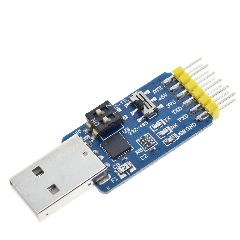 USB CP2102 to TTL RS232 USB TTL to RS485 Mutual Convert 6 in 1 Convert Module