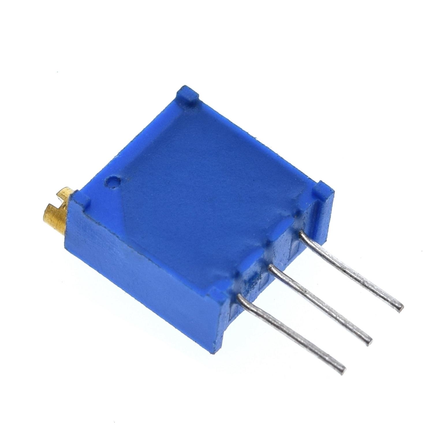 1Pack 100pcs 3296W 1k 2k 5k 10k 20k 50k 100k 200k 500k 1M 1ohm Trim Pot Trimmer Potentiometer Type For Arduino