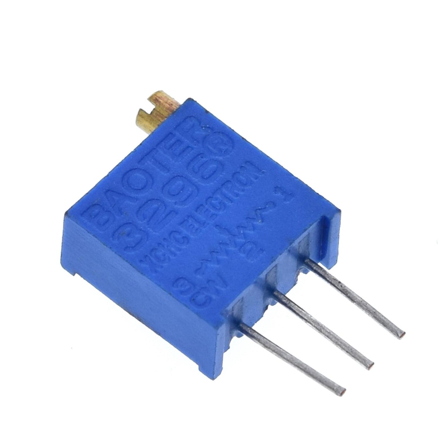 1Pack 100pcs 3296W 1k 2k 5k 10k 20k 50k 100k 200k 500k 1M 1ohm Trim Pot Trimmer Potentiometer Type For Arduino