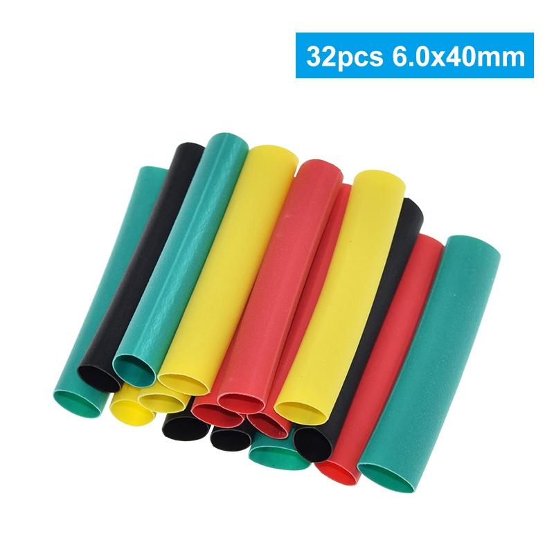 328Pcs/set Sleeving Wrap Wire Car Electrical Cable Tube kits Heat Shrink Tube Tubing Polyolefin 8 Sizes Mixed Color DIY KIT