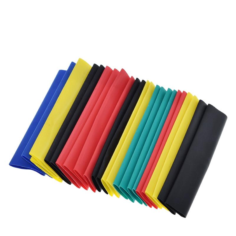 328Pcs/set Sleeving Wrap Wire Car Electrical Cable Tube kits Heat Shrink Tube Tubing Polyolefin 8 Sizes Mixed Color DIY KIT