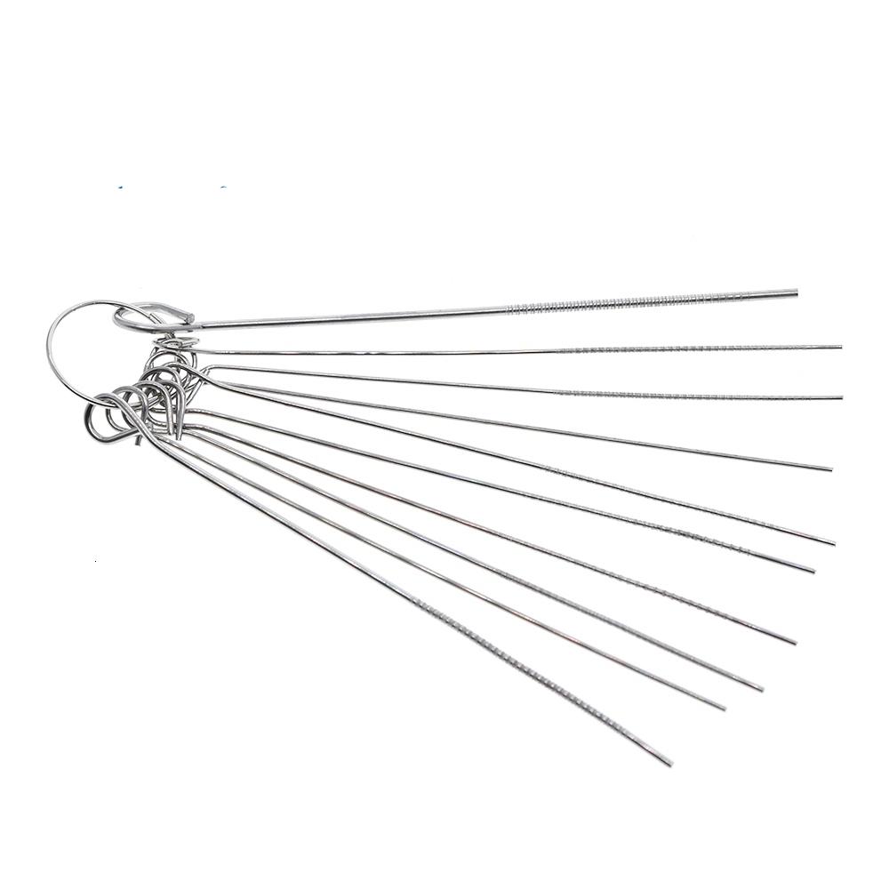 10 Kinds Stainless Steel Needle Set PCB Electronic Circuit Through Hole Needle Desoldering Welding Repair Tool 80mm 0.7-1.3mm