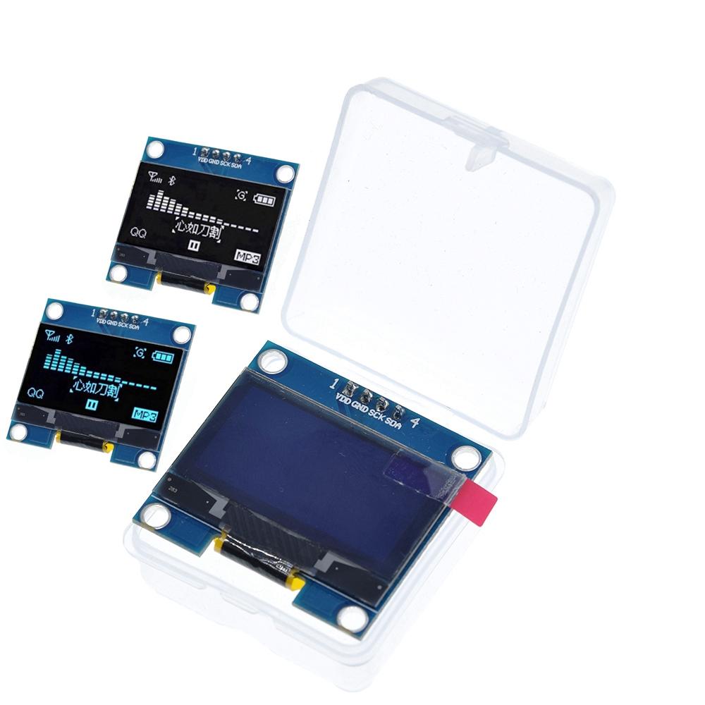 4PIN 1.3 OLED module white/blue color 128X64 1.3 inch OLED LCD LED Display Module 1.3" IIC I2C Communicate with Case for arduino