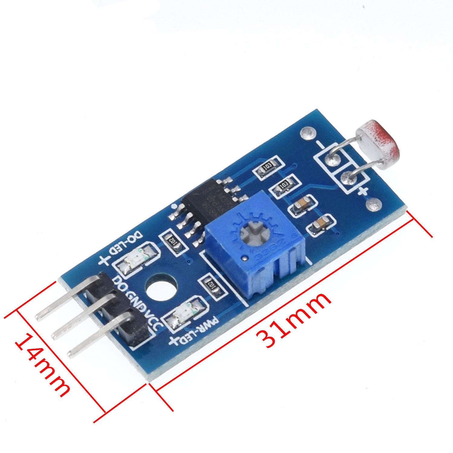 Photosensitive brightness resistance sensor module Light intensity detect New For Arduino