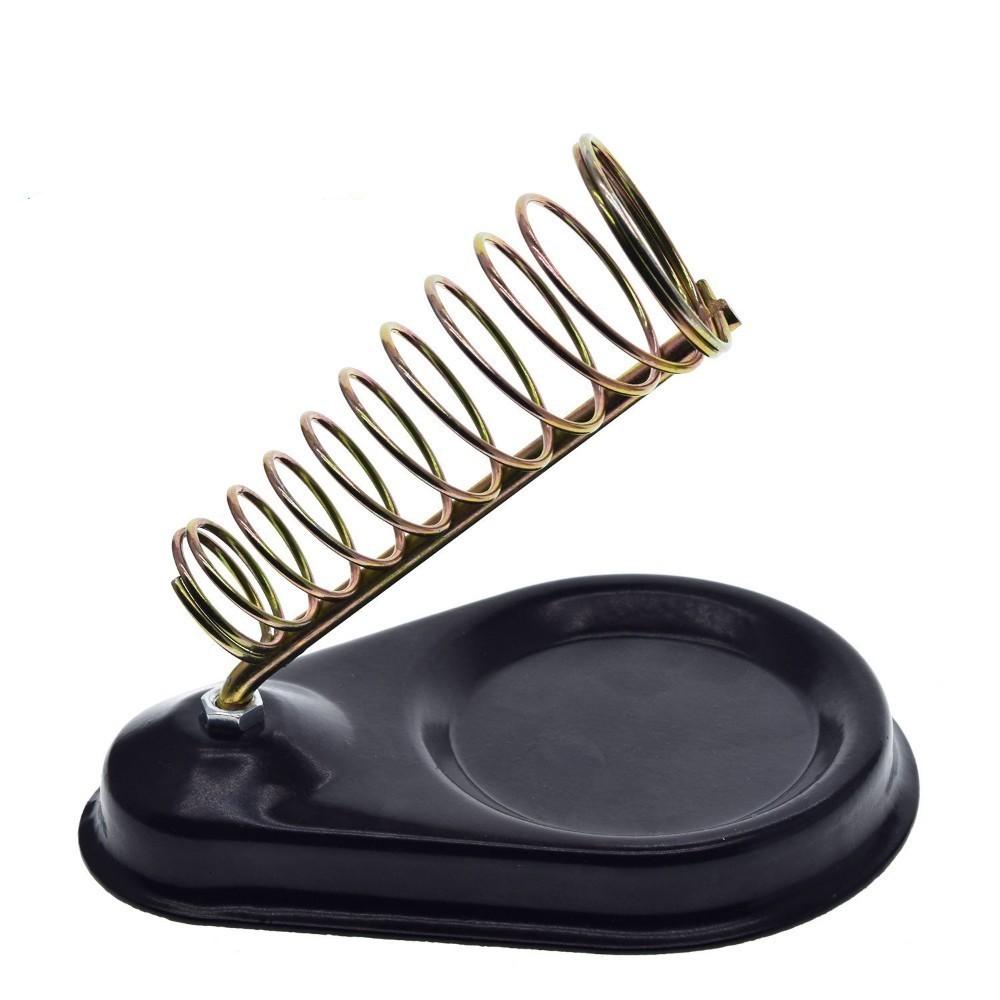 Metal Iron Useful Solid Metal Base Soldering Iron Bracket Stand Holder Support Station Frame Portable for Electrical Working