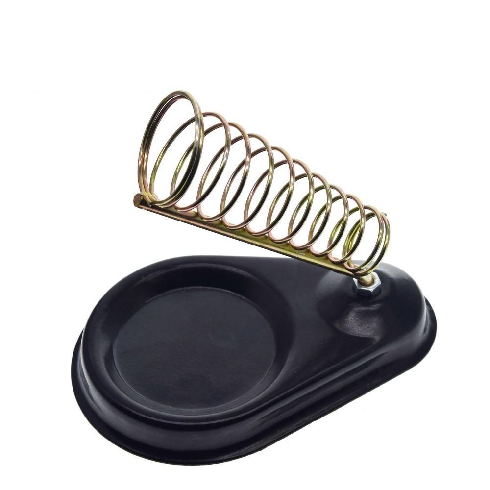 Metal Iron Useful Solid Metal Base Soldering Iron Bracket Stand Holder Support Station Frame Portable for Electrical Working