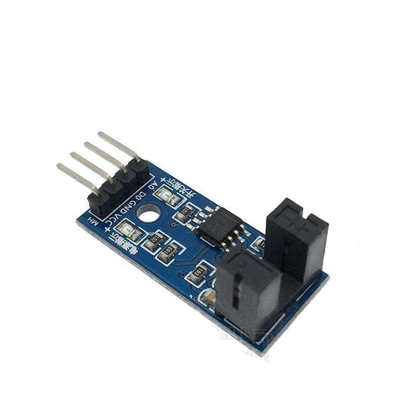 Photoelectric Beam Speed Sensor Module 3.3V-5V Slot-Type Optocoupler Tacho-Generator Counter For Arduino/51/AVR/PIC Diy Kit