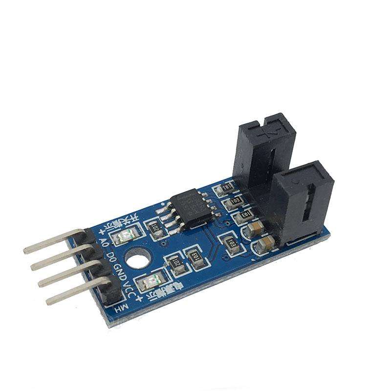 Photoelectric Beam Speed Sensor Module 3.3V-5V Slot-Type Optocoupler Tacho-Generator Counter For Arduino/51/AVR/PIC Diy Kit