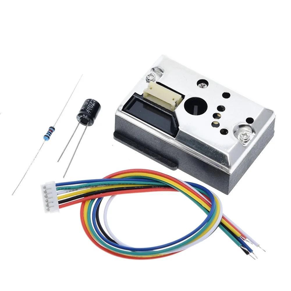 GP2Y1014AU0F-Compact-Optical-Dust-Sensor-Compatible-GP2Y1010AU0F-GP2Y1010AUOF-Smoke-Particle-Sensor-With-Cable