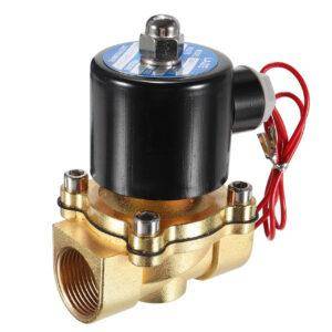 Brass Liquid Solenoid Valve - 12V - 3/4 inch - Reliable Control for Liquids