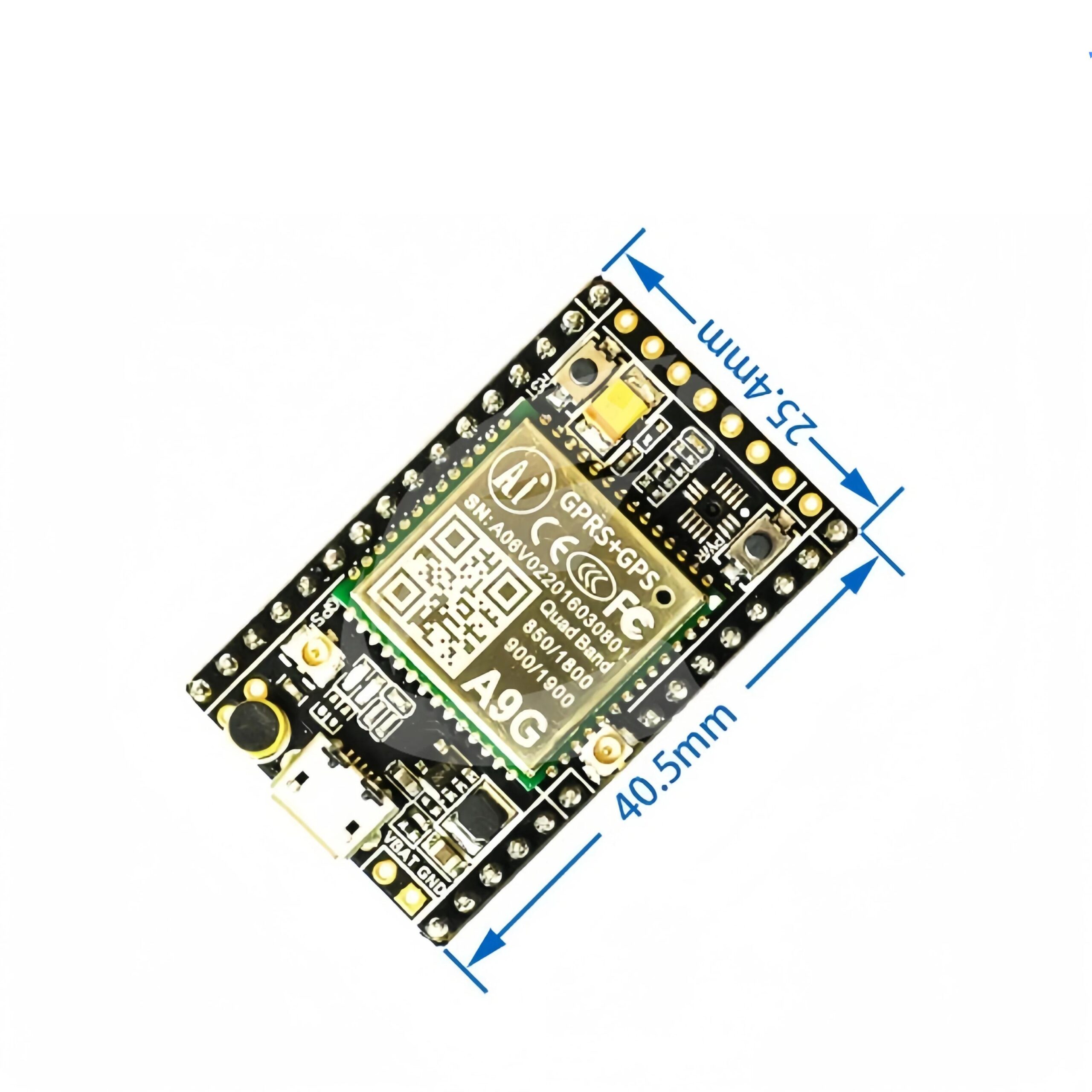 GSM/GPRS + GPS/BDS A9G development board wireless data transmission + positioning