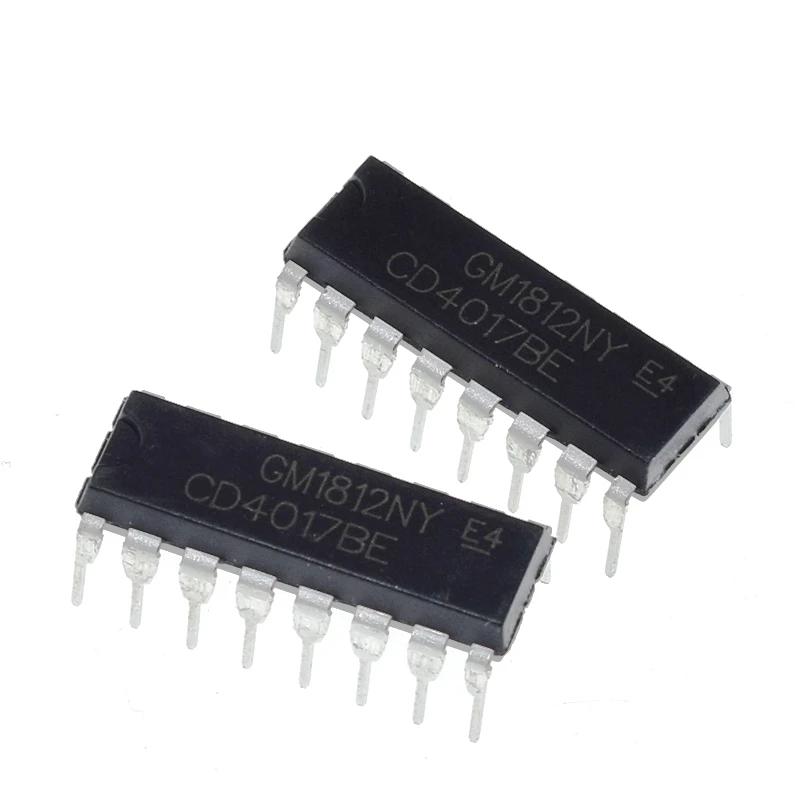 1PCCD4017 CD4017B CD4017BE 4017 DECADE COUNTER DIVIDER IC
