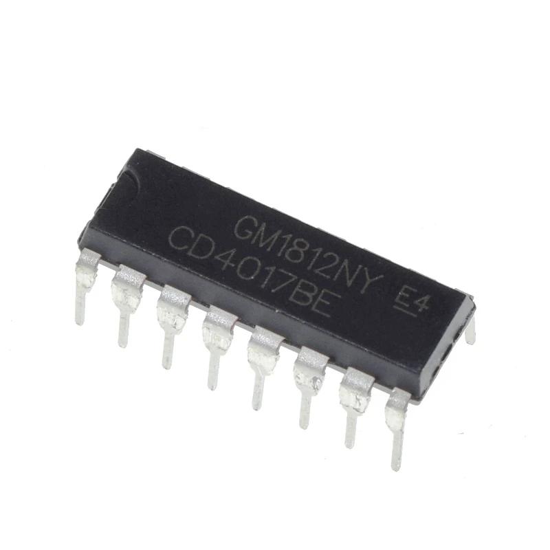 1PCCD4017 CD4017B CD4017BE 4017 DECADE COUNTER DIVIDER IC