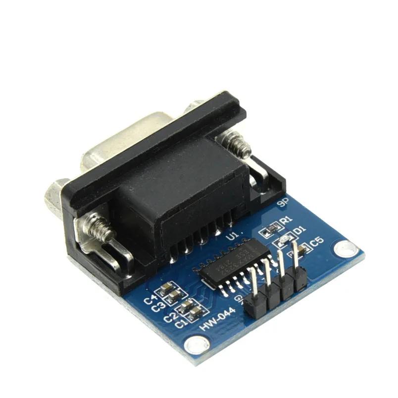 MAX3232 RS232 to TTL Serial Port Converter Module Female DB9 Connector MAX232 Flashing Board for Arduino