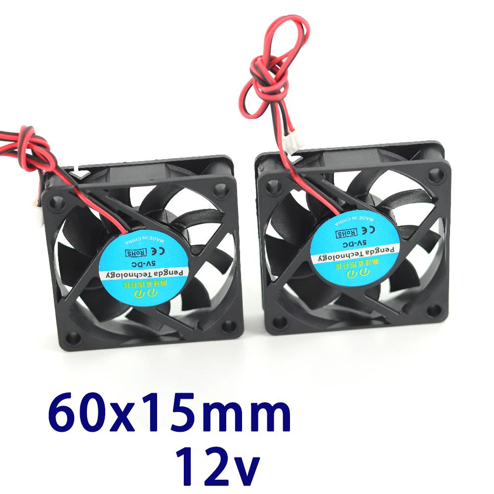 3d printer fan 6015 2pins 60mm 60x60 x15 mm 6cm cooling fan graphics card fan DC12V1pcs