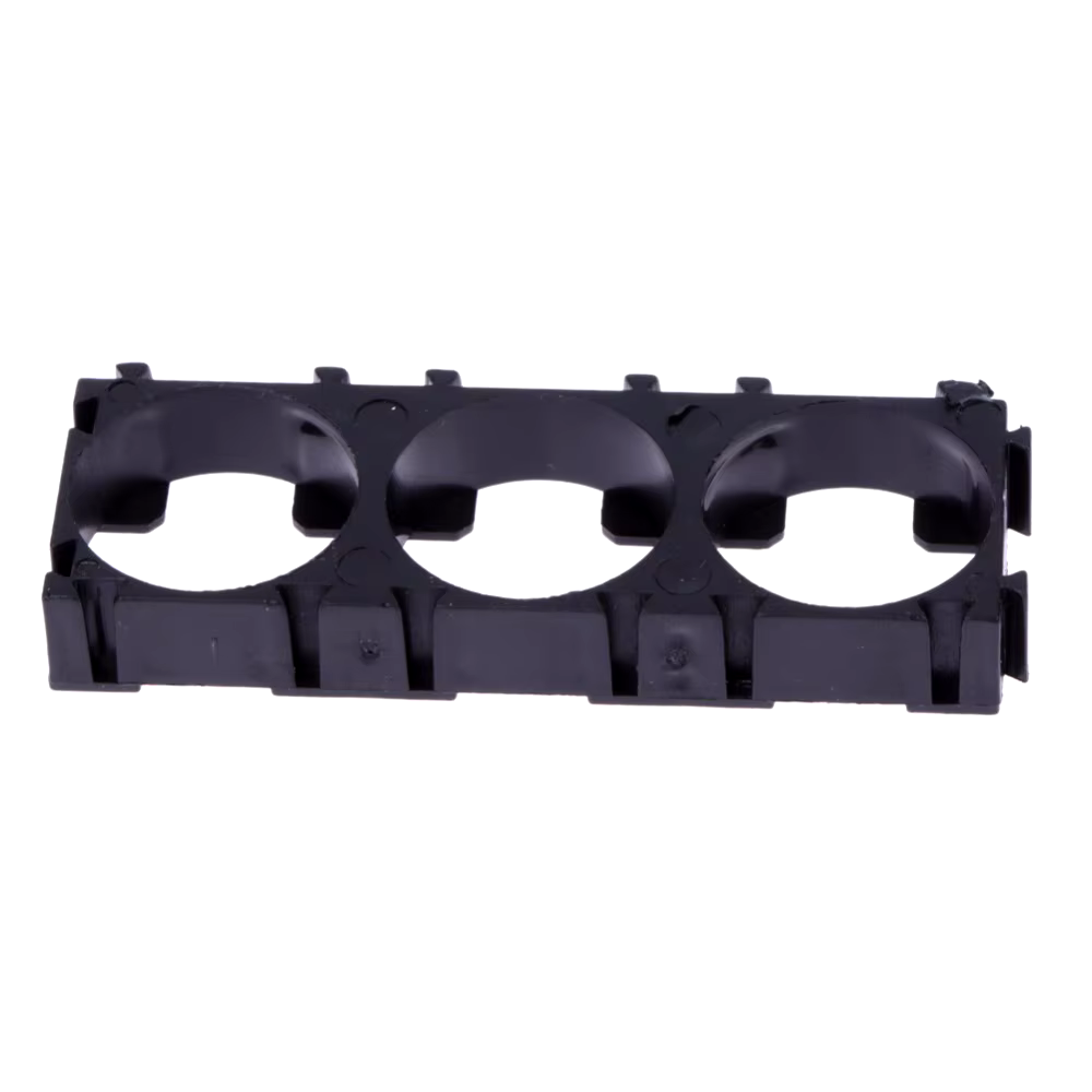 3×1 Cell 18650 Batteries Spacer Radiating Shell Plastic Heat Holder Bracket