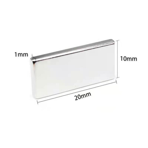 Rectangle Neodymium Magnet (20x10x1mm)